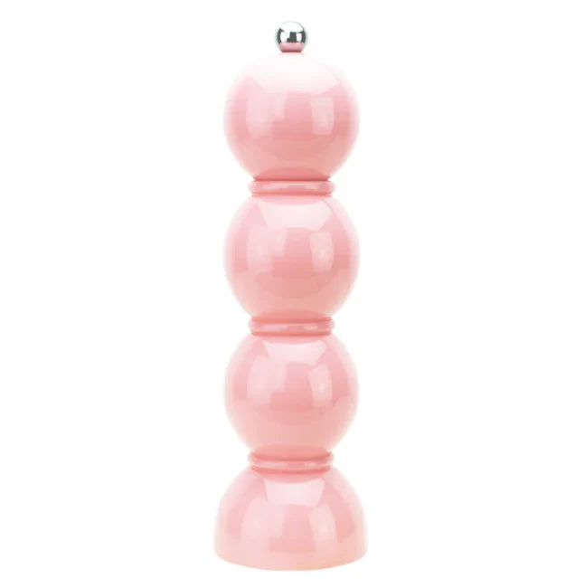 Addison Ross Bobbin Salt & Pepper Grinder in Pale Pink
