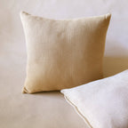 Chickidee Organic Waffle Cushion/Duck Feather Inner - Toast