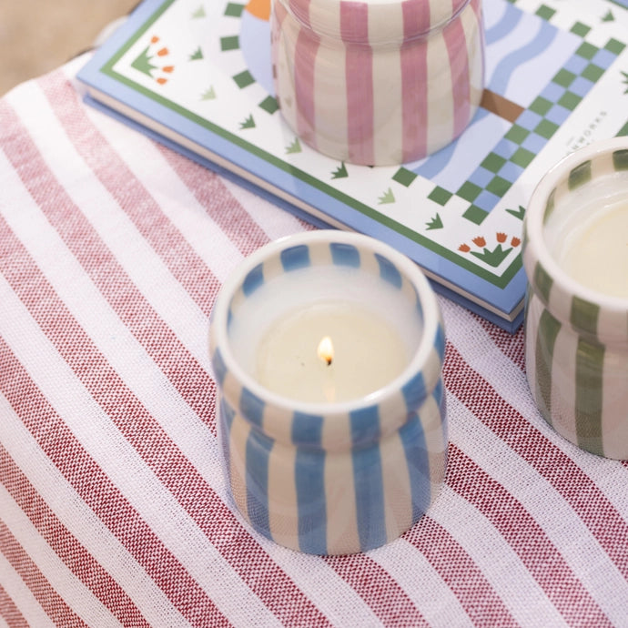 Paddywax Cabana Ceramic Soy Candle in Lost at Sea