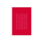 Peak Prints Fall In Love Charli XCX Music Print