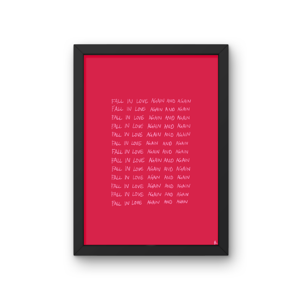 Peak Prints Fall In Love Charli XCX Music Print