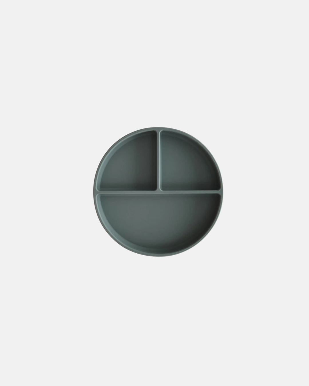 Mushie Silicone Suction Plate in Dried Thyme