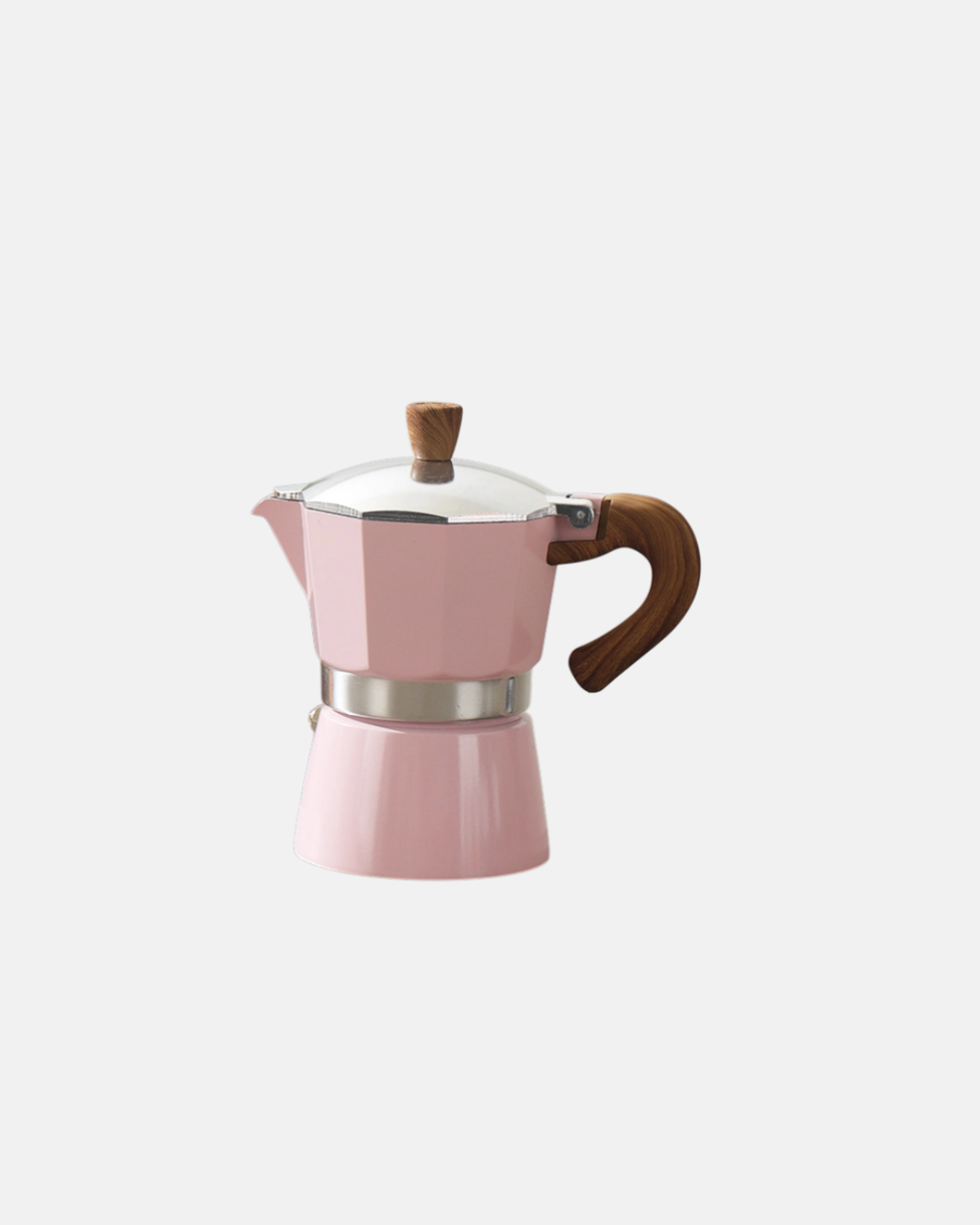 Colourful Coffee Percolator and Stove Top Pot in Pink