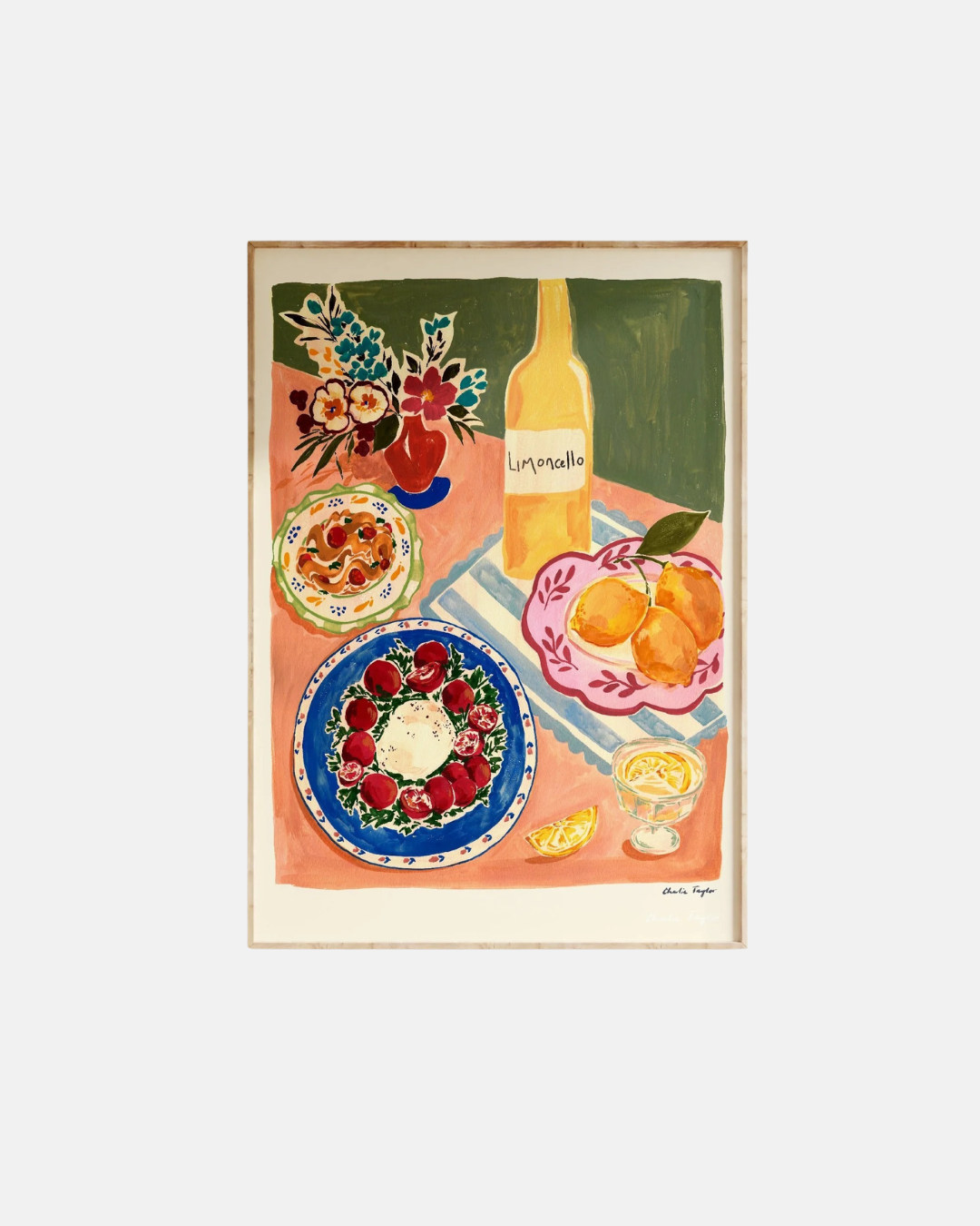 Charlie Taylor Sicily Dinner Print