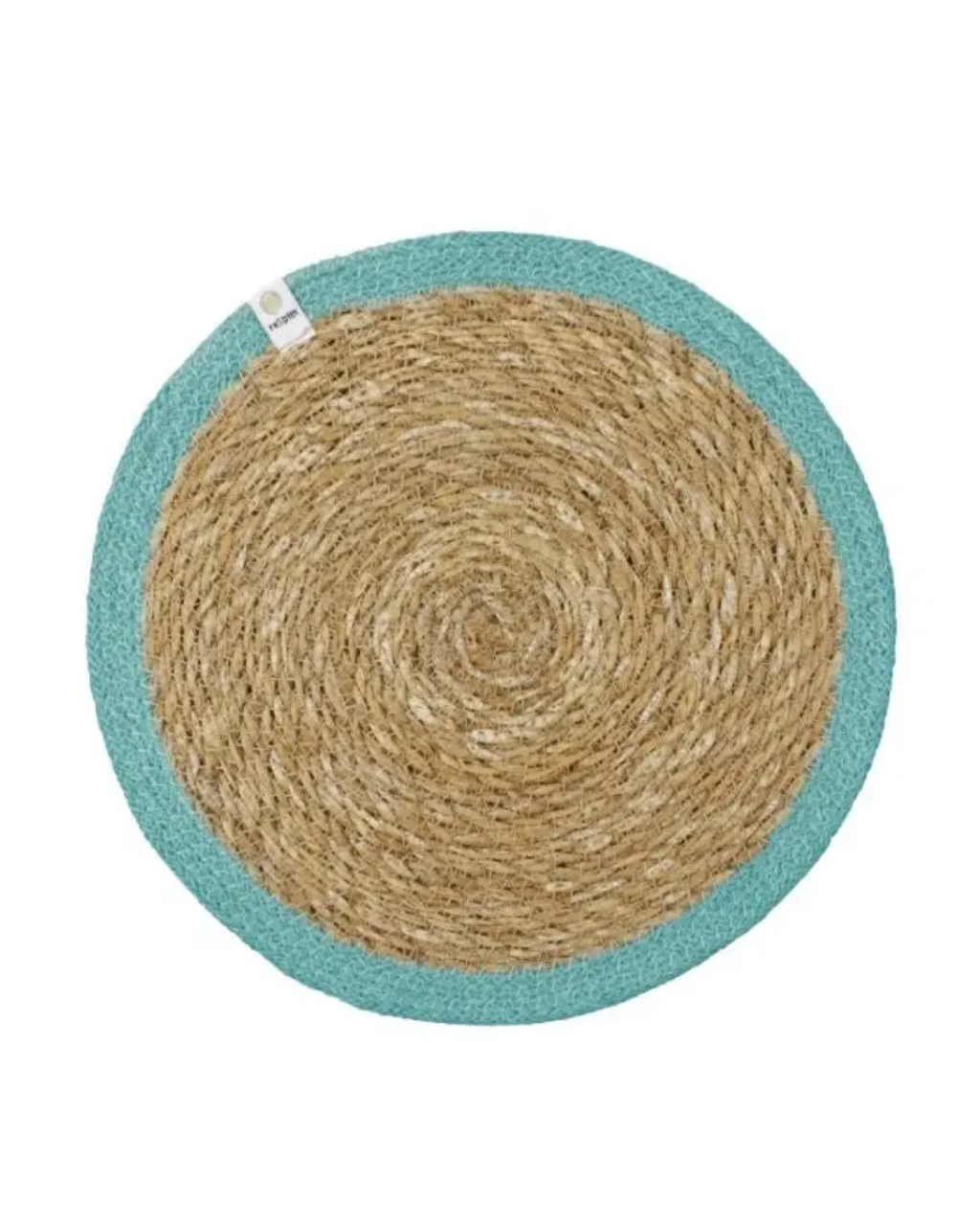 Green Pioneer Natural Jute Colourful Placemat in Green