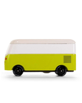 Candyvan VW T1 Green Wooden Diecast Toy Car