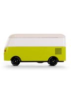 Candyvan VW T1 Green Wooden Diecast Toy Car