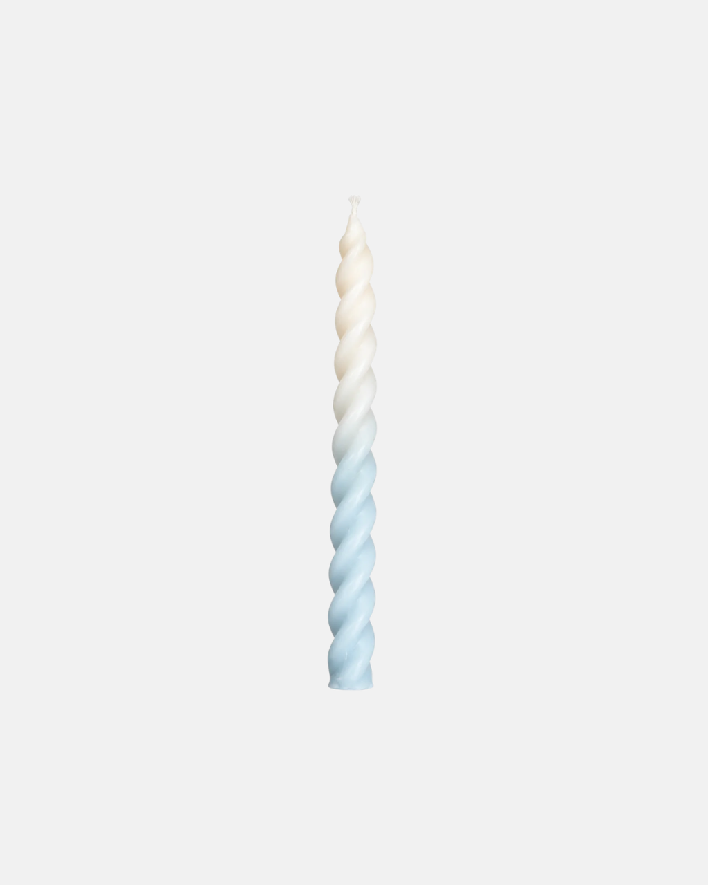 Soie Soy Wax Twirl Taper Candle in Ombre