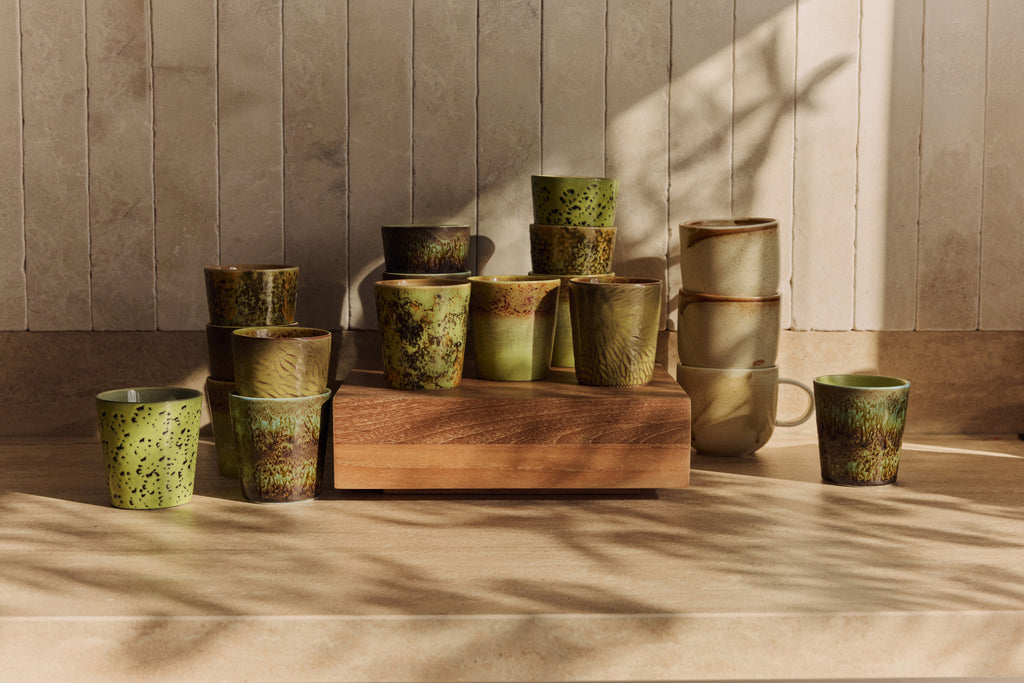 HKLIVING 70s ceramics Coffee Mugs: Artistic