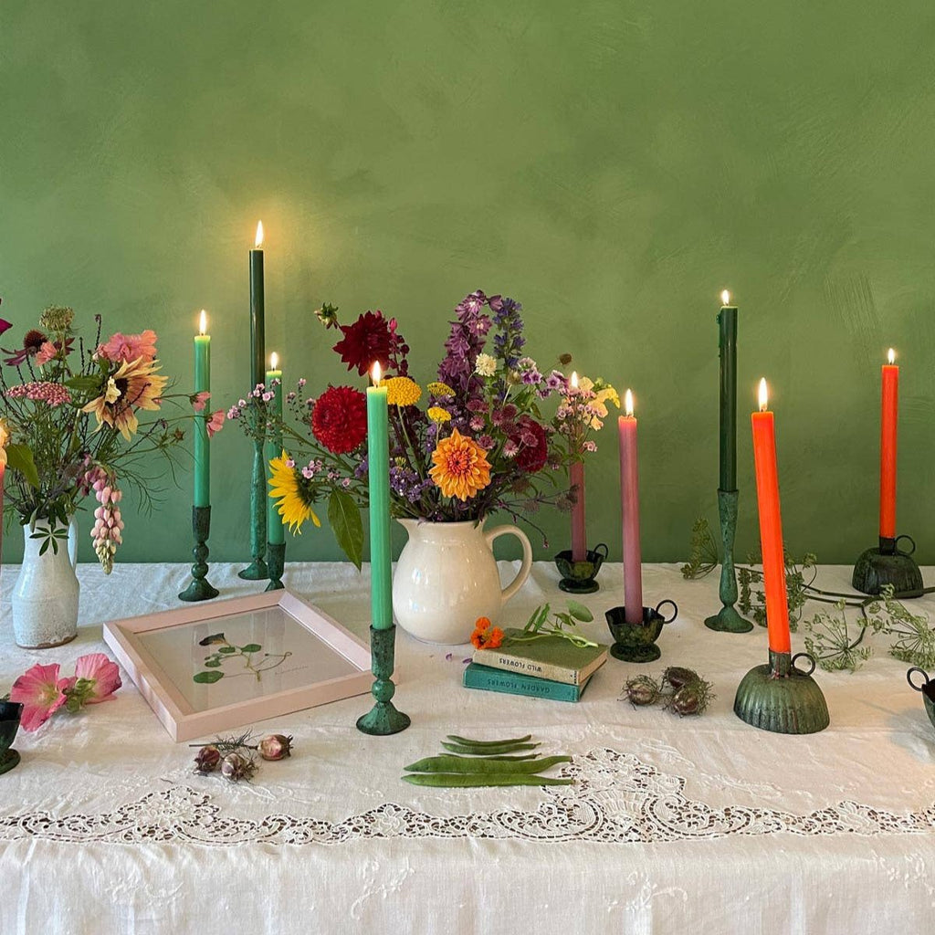 Bohemia Petticoat Metal Candle Holders