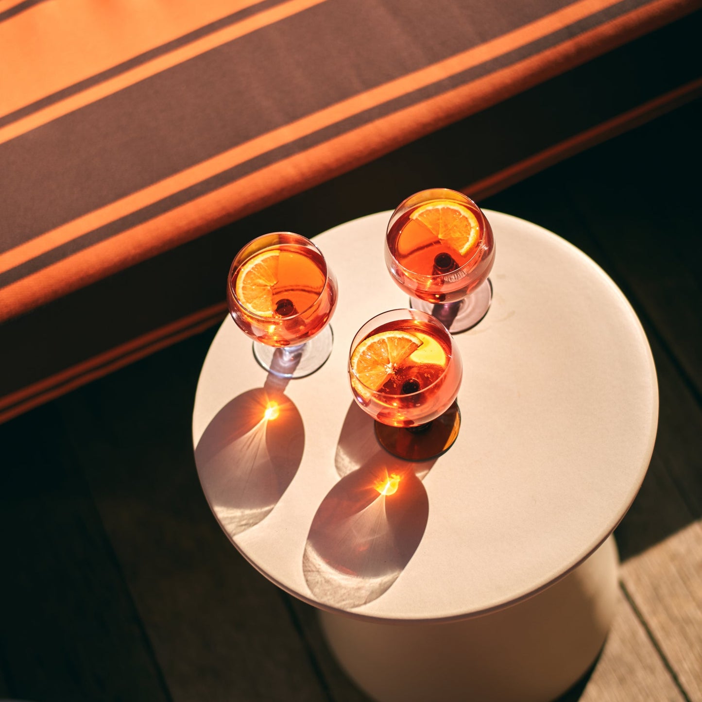 HKLIVING Swirl Wine Glasses