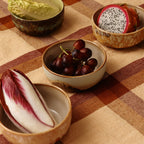 HKLIVING 70's Ceramic Tapas Bowl in Coconut Brown