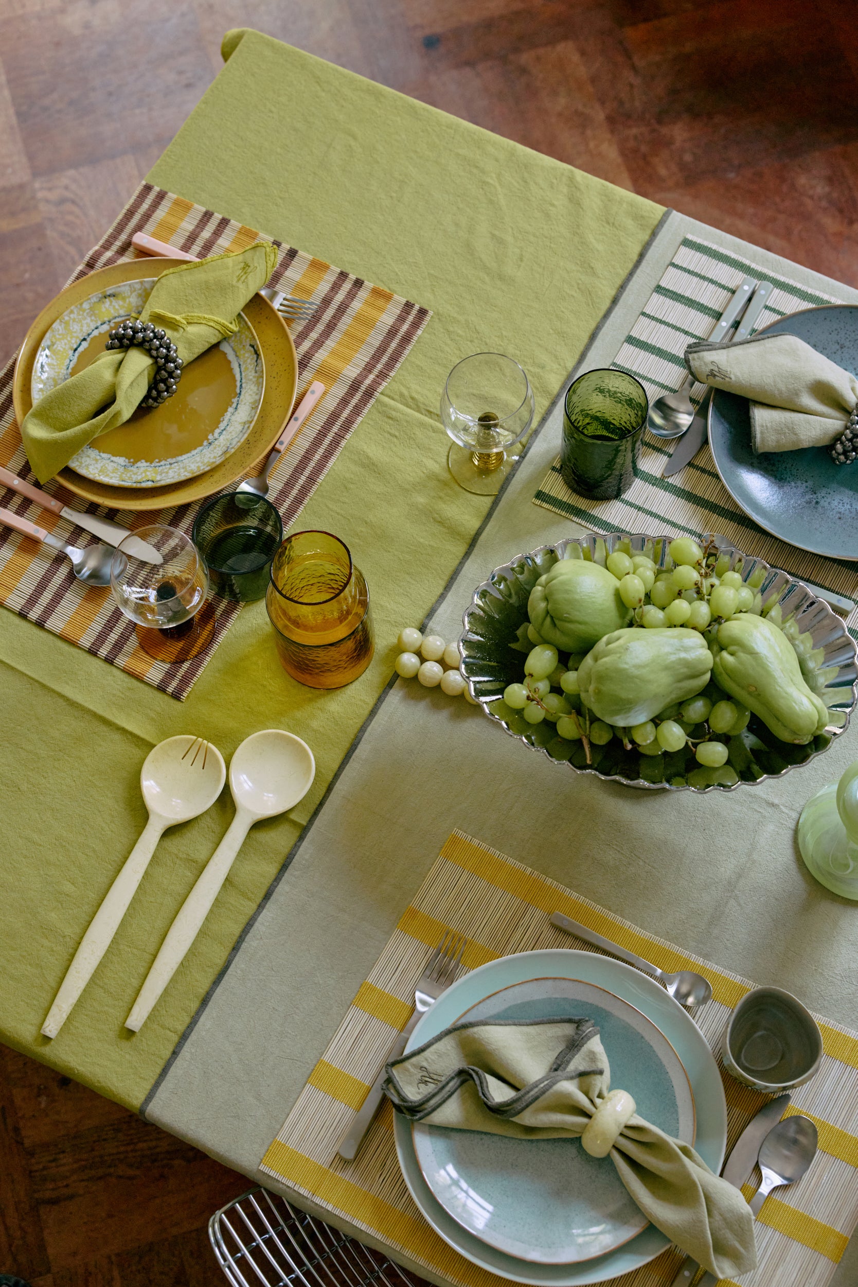 HKLIVING High Tube Glasses Green