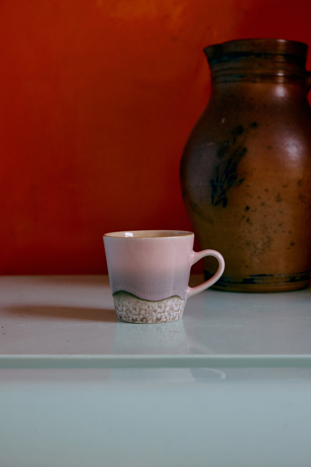 HKLIVING 70s Ceramic Americano Mugs: Rococo