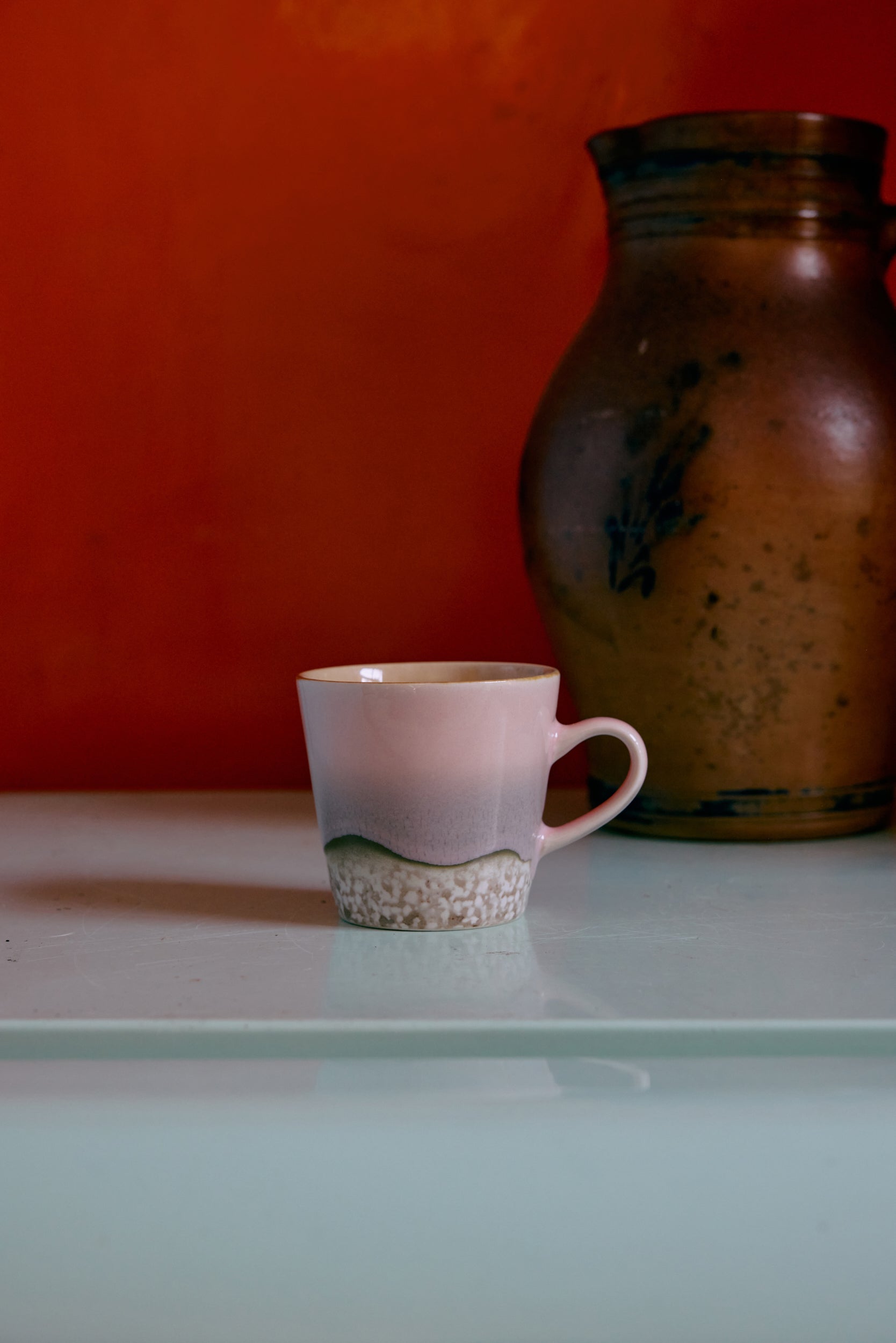 HKLIVING 70s Ceramic Americano Mugs: Rococo