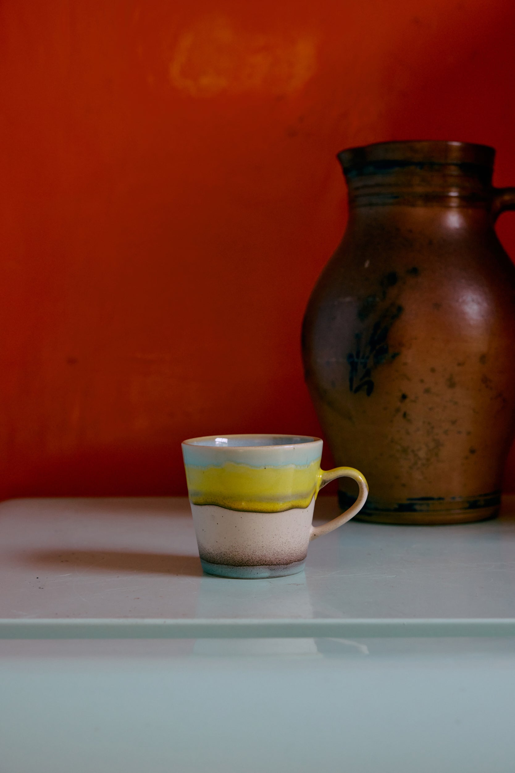 HKLIVING 70s Ceramic Americano Mugs: Rococo