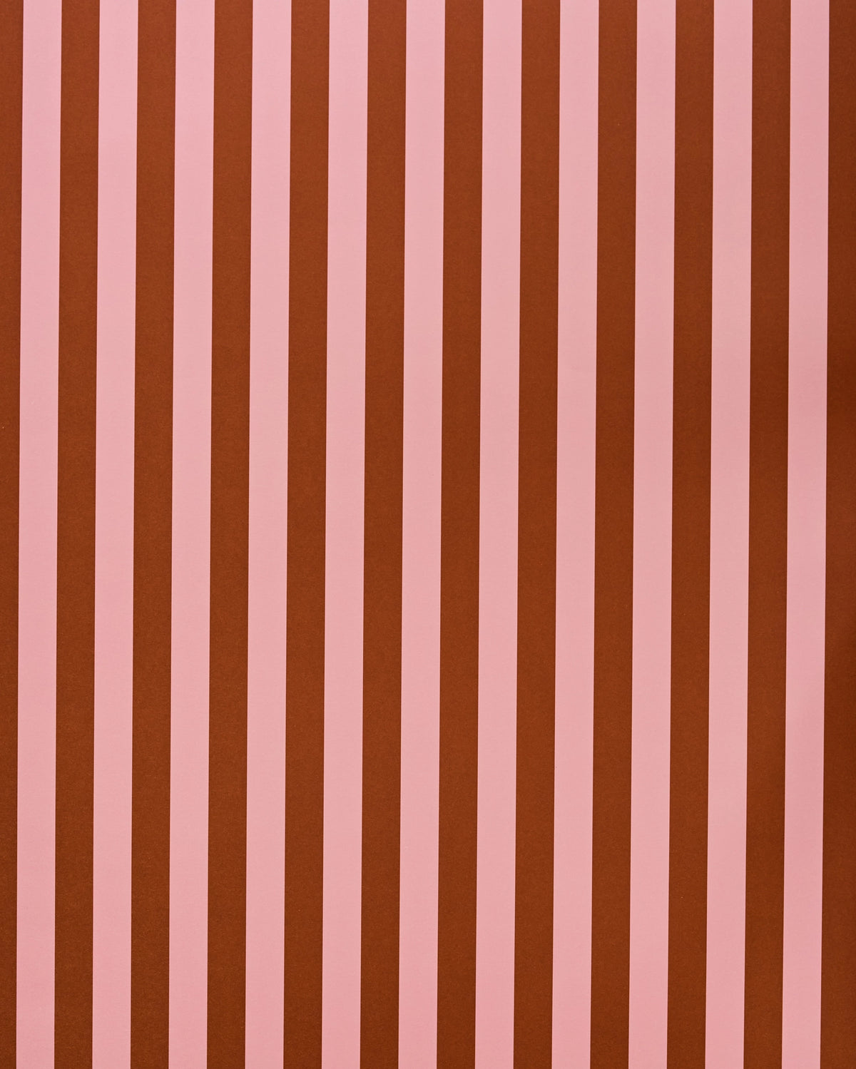 Heather Evelyn Classic Stripe Brown & Pink Gift Wrap