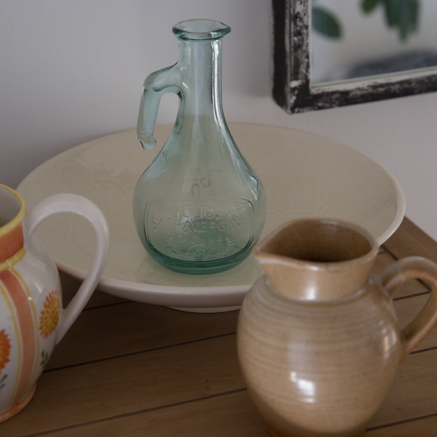 Vintage & Pre-Loved Small Brown Stoneware Jug