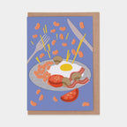 Elena Boils Breakfast Greeting Card