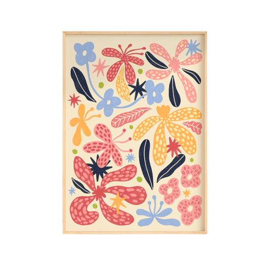Kira Bolton Floral Wall Print in A4 or A5
