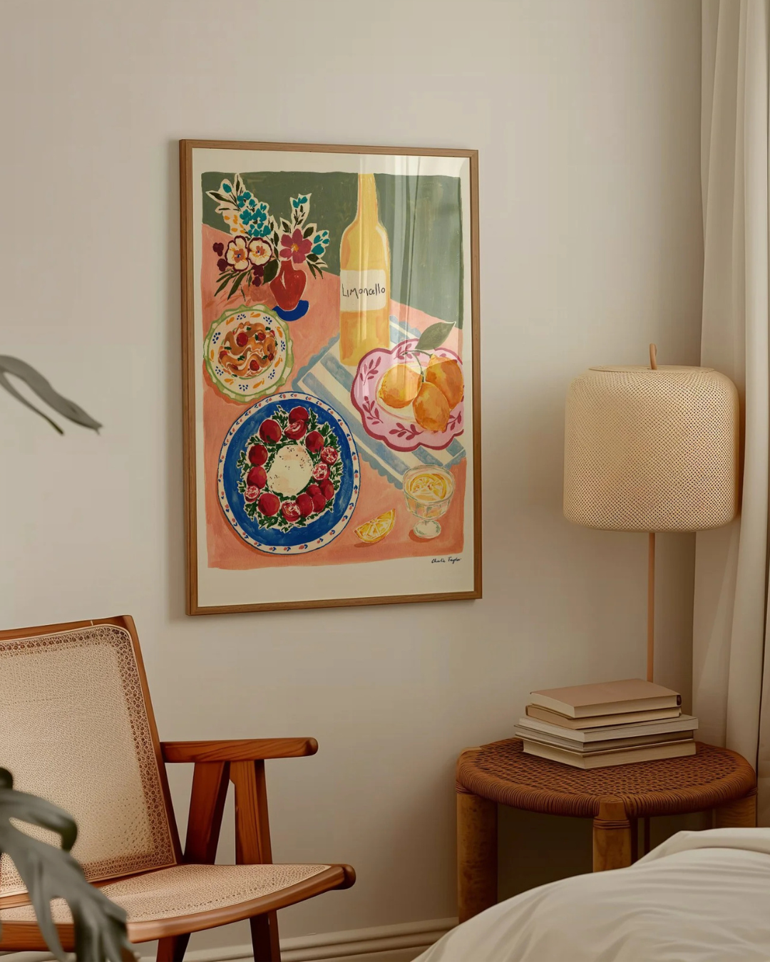 Charlie Taylor Sicily Dinner Print