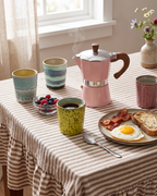 Colourful Coffee Percolator and Stove Top Pot in Blue
