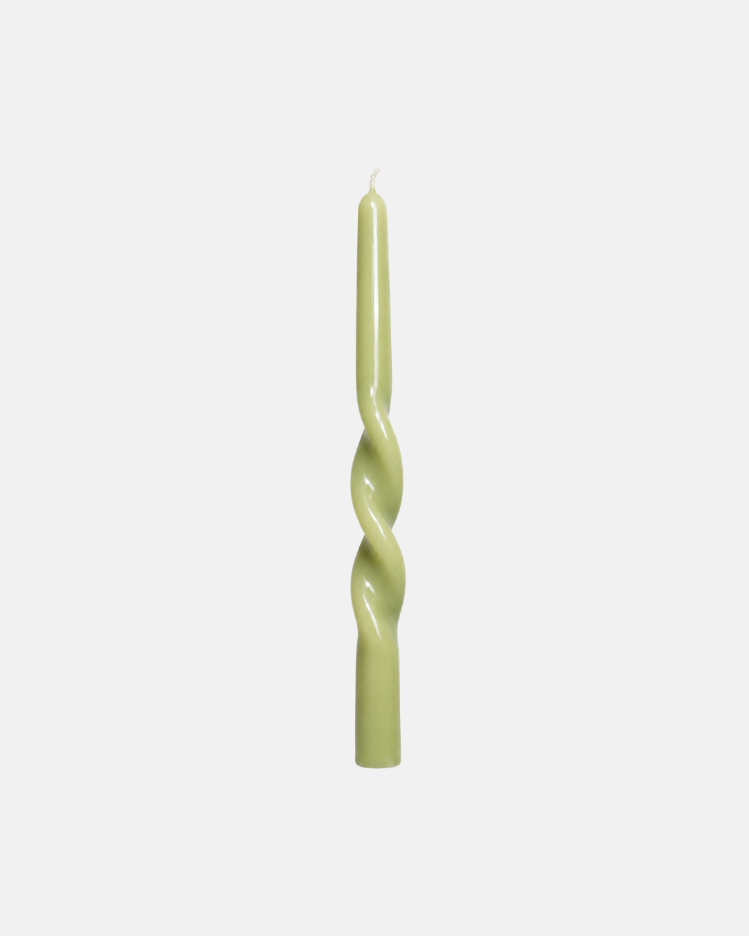 Maegen Soy Wax Twist Candle in Cornflower Blue or Leaf Green