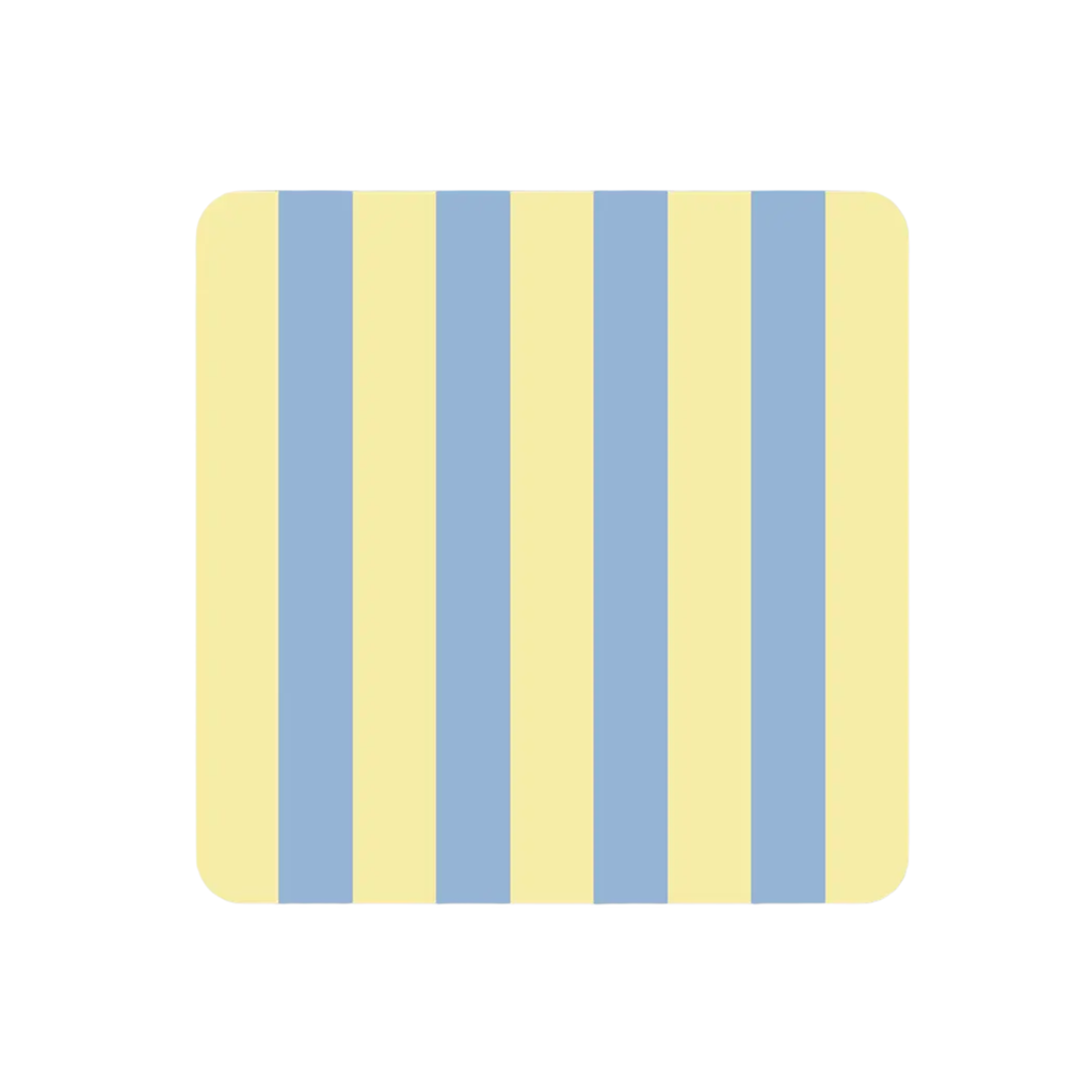 Ella Goddard Colourful Check and Stripe Coasters