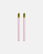 Pygmalion London Sweet Pea Eco-Friendly Dinner Candles Set of 2
