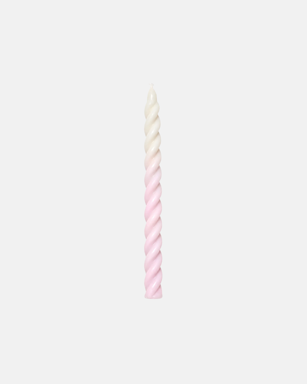 Soie Soy Wax Twirl Taper Candle in Ombre