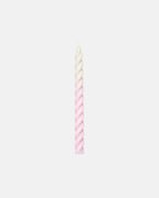 Soie Soy Wax Twirl Taper Candle in Ombre