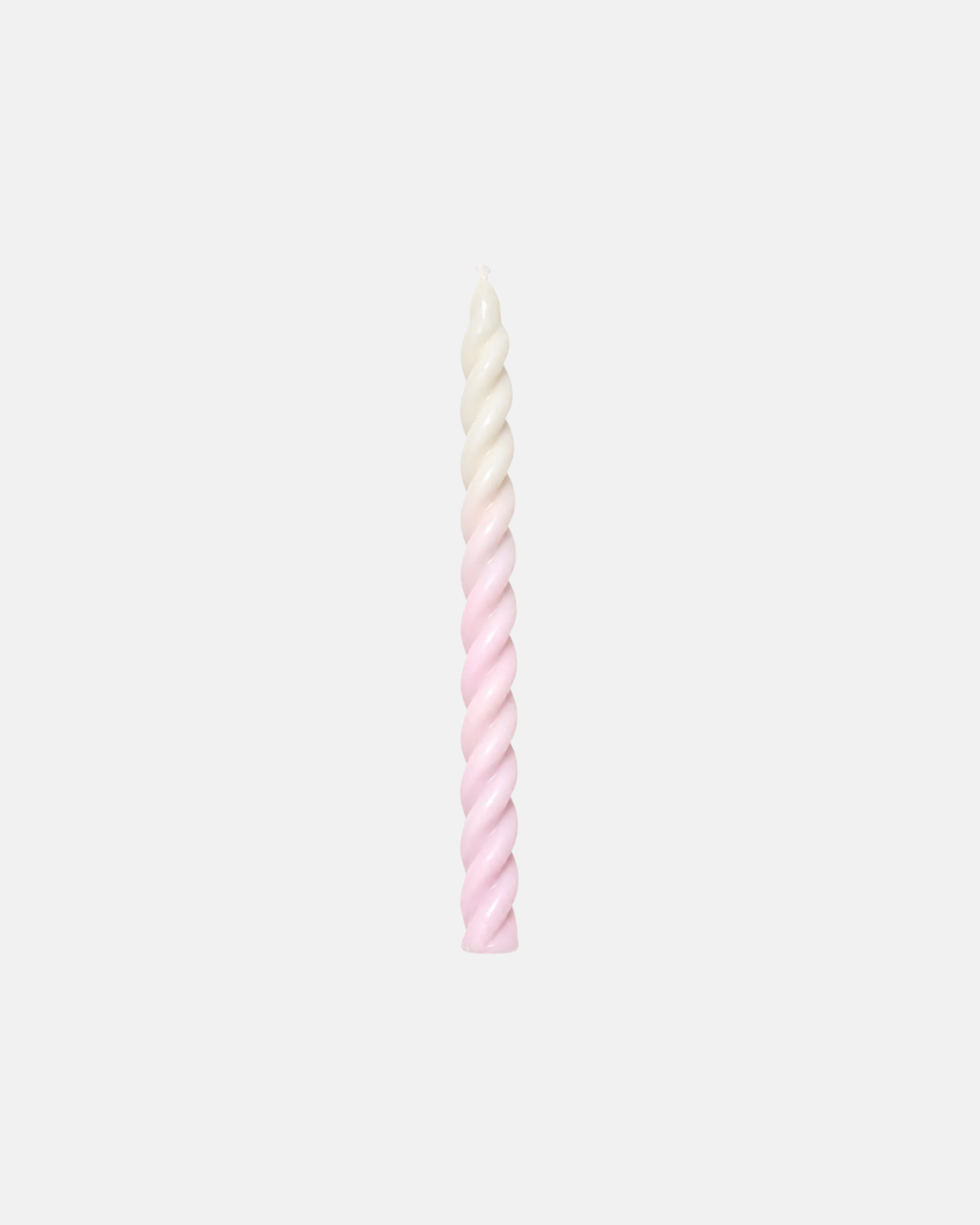 Soie Soy Wax Twirl Taper Candle in Ombre