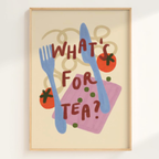 Kira Bolton What's For Tea Wall Print in A4 or A5