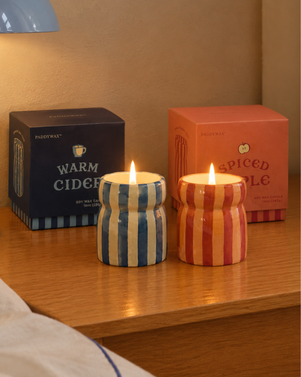 Paddywax Cabana Ceramic Soy Candle in Warm Cider