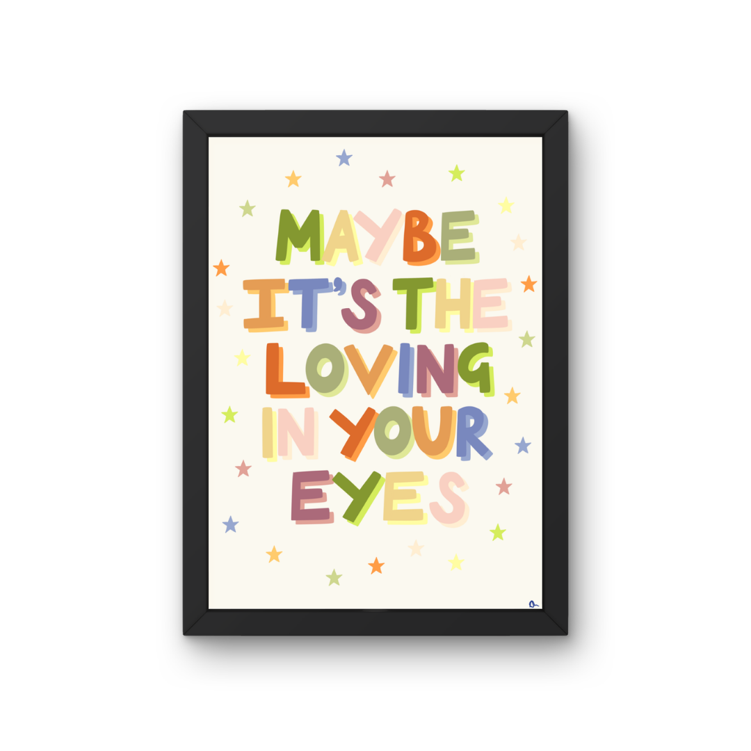 Peak Prints Loving In Your Eyes Olivia Dean Print Wall Art