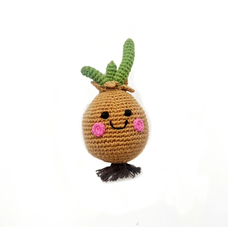 Crochet Baby Rattle Food in Various