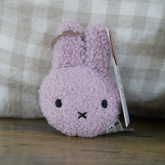 Miffy 100% Recycled Tiny Teddy Keyring in Lavender