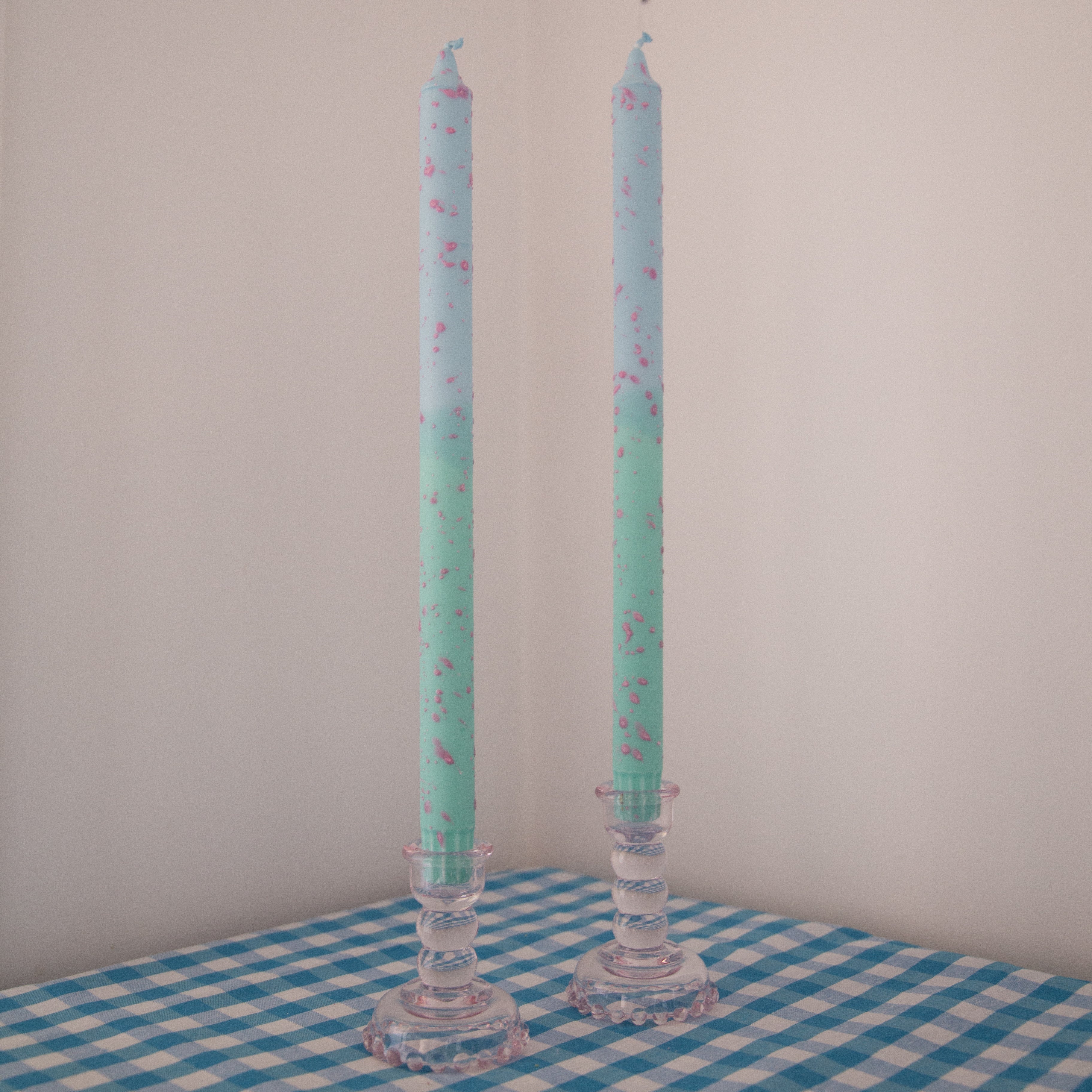Nordtrice Ombre and Confetti 30cm Long Taper Candles