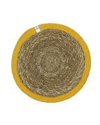 Green Pioneer Natural Jute Colourful Placemat in Green