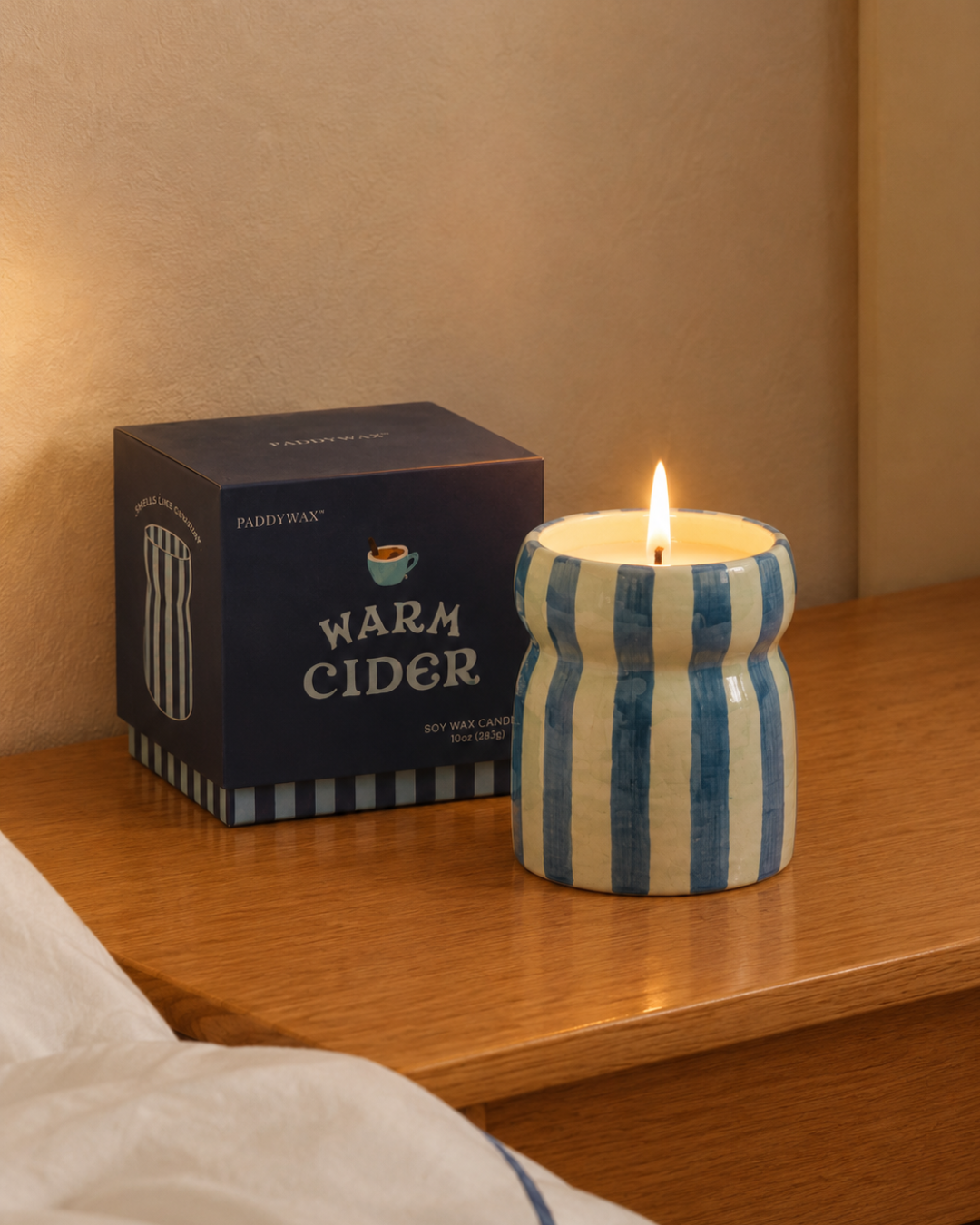 Paddywax Cabana Ceramic Soy Candle in Warm Cider