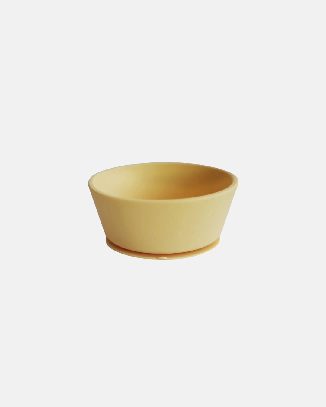 Mushie Silicone Suction Bowl in Pale Daffodil