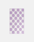 Furn Lilac Checkerboard 100% Recycled Outdoor Rug