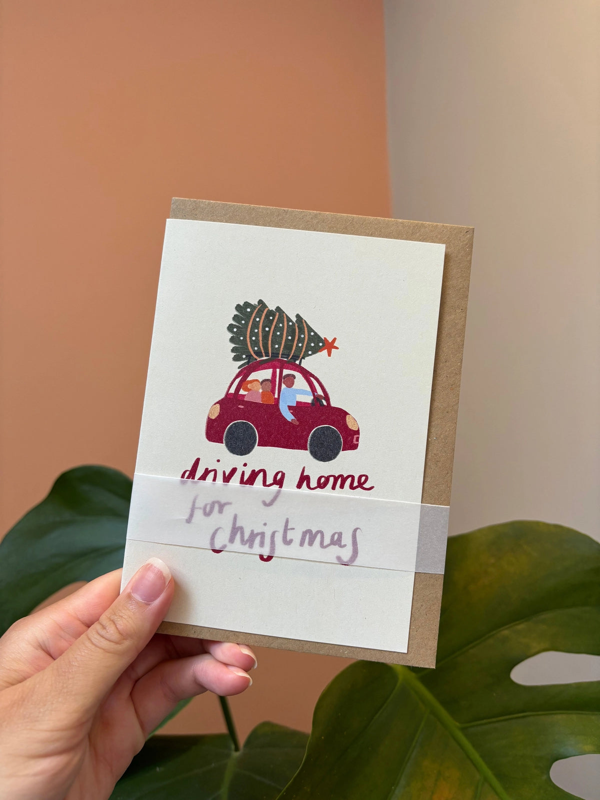 Kira Bolton Driving Home Christmas Card