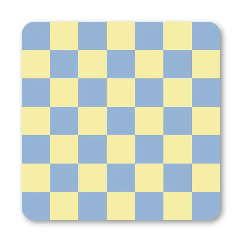 Ella Goddard Colourful Check and Stripe Coasters
