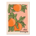 Cai and Jo 'Des Oranges' Wall Art Print