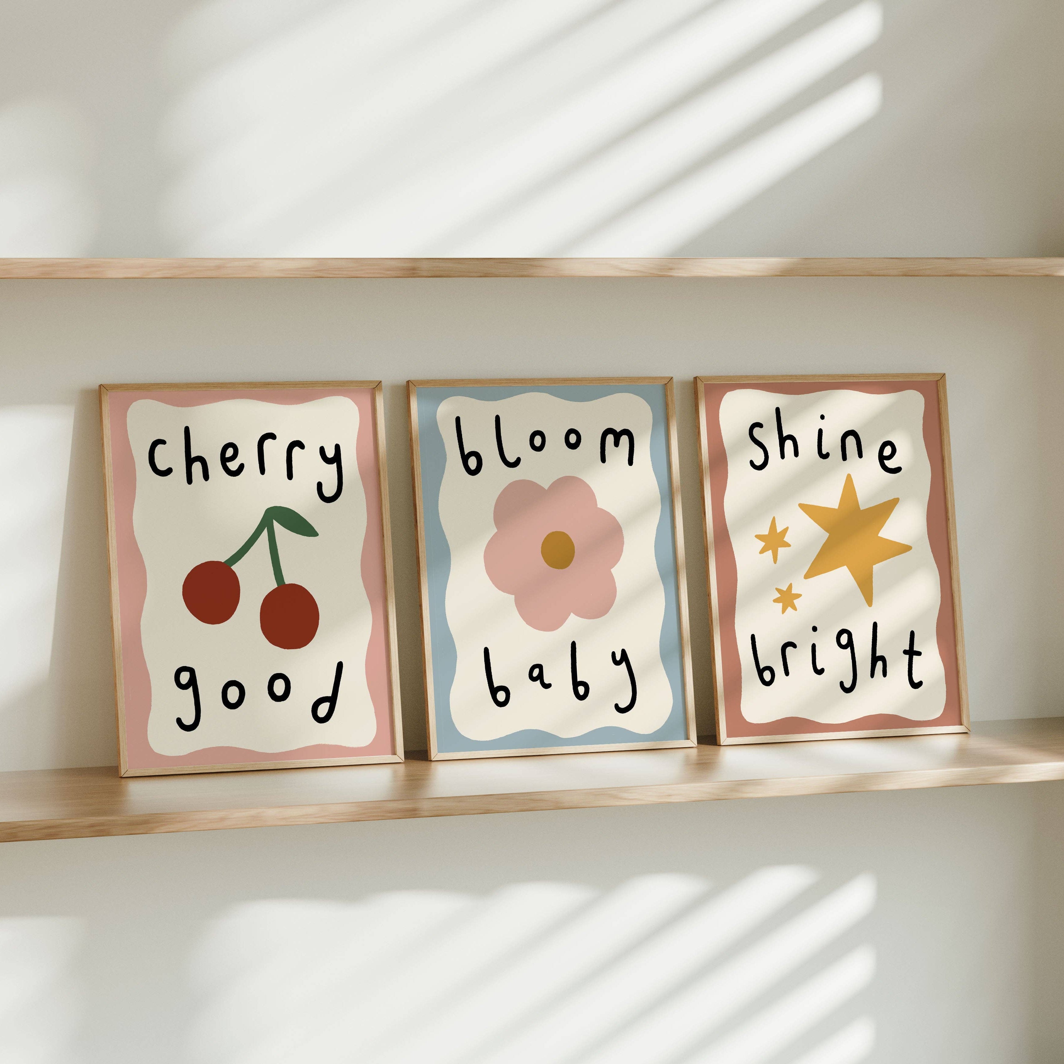 Bloom Baby A4 Wall Art Print by Kitty Makes