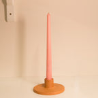 Coconut Wax Taper Candle in Various Colours