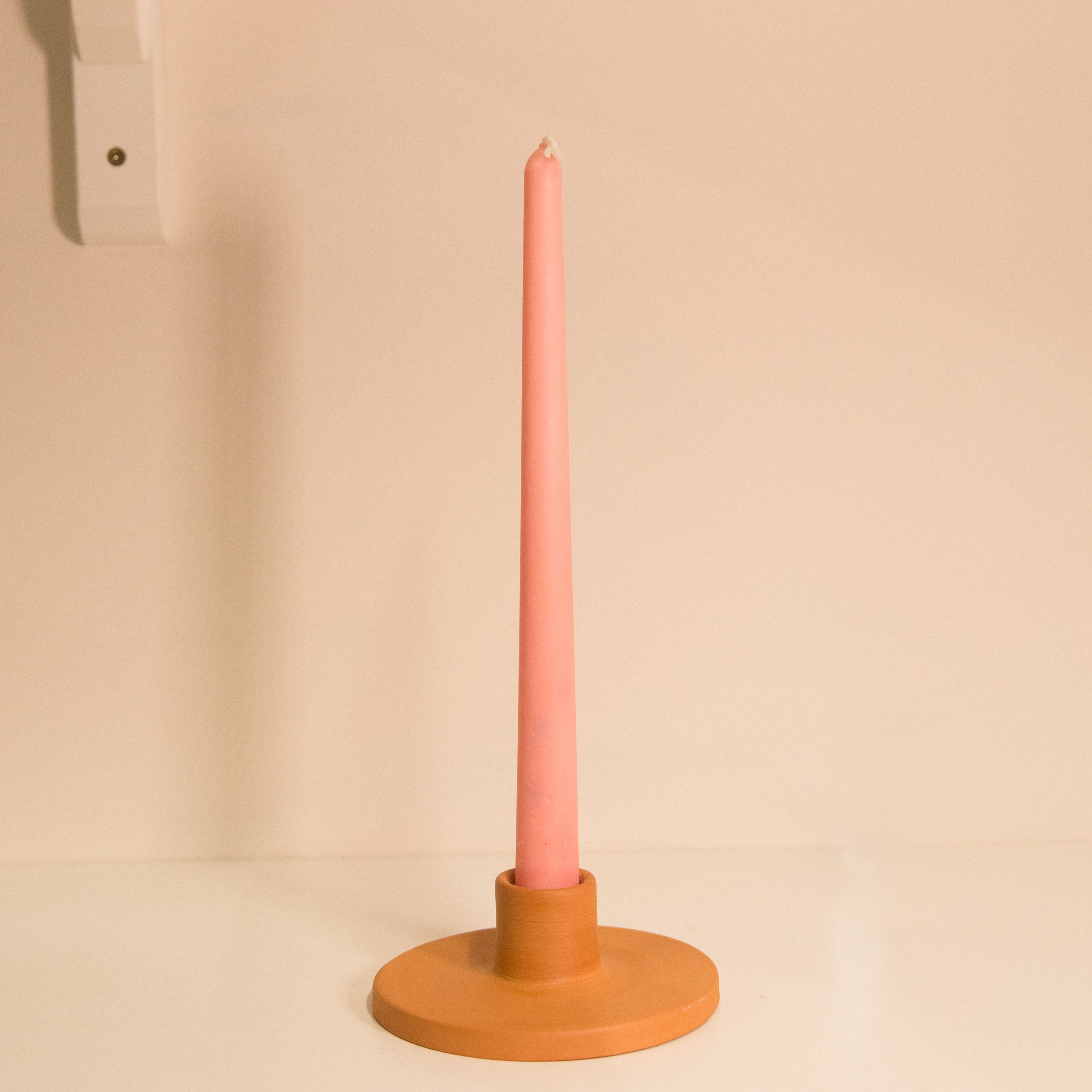 Coconut Wax Taper Candle in Various Colours