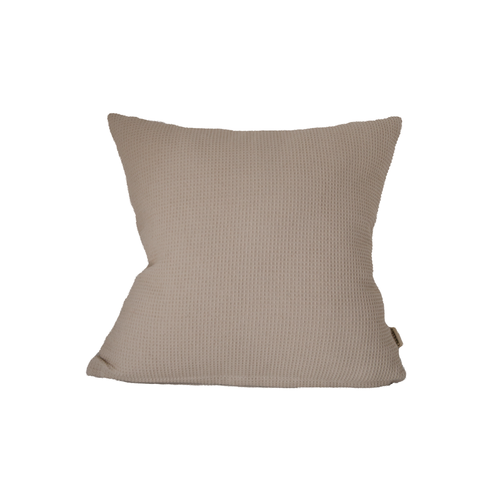 Chickidee Organic Waffle Cushion/Duck Feather Inner - Toast