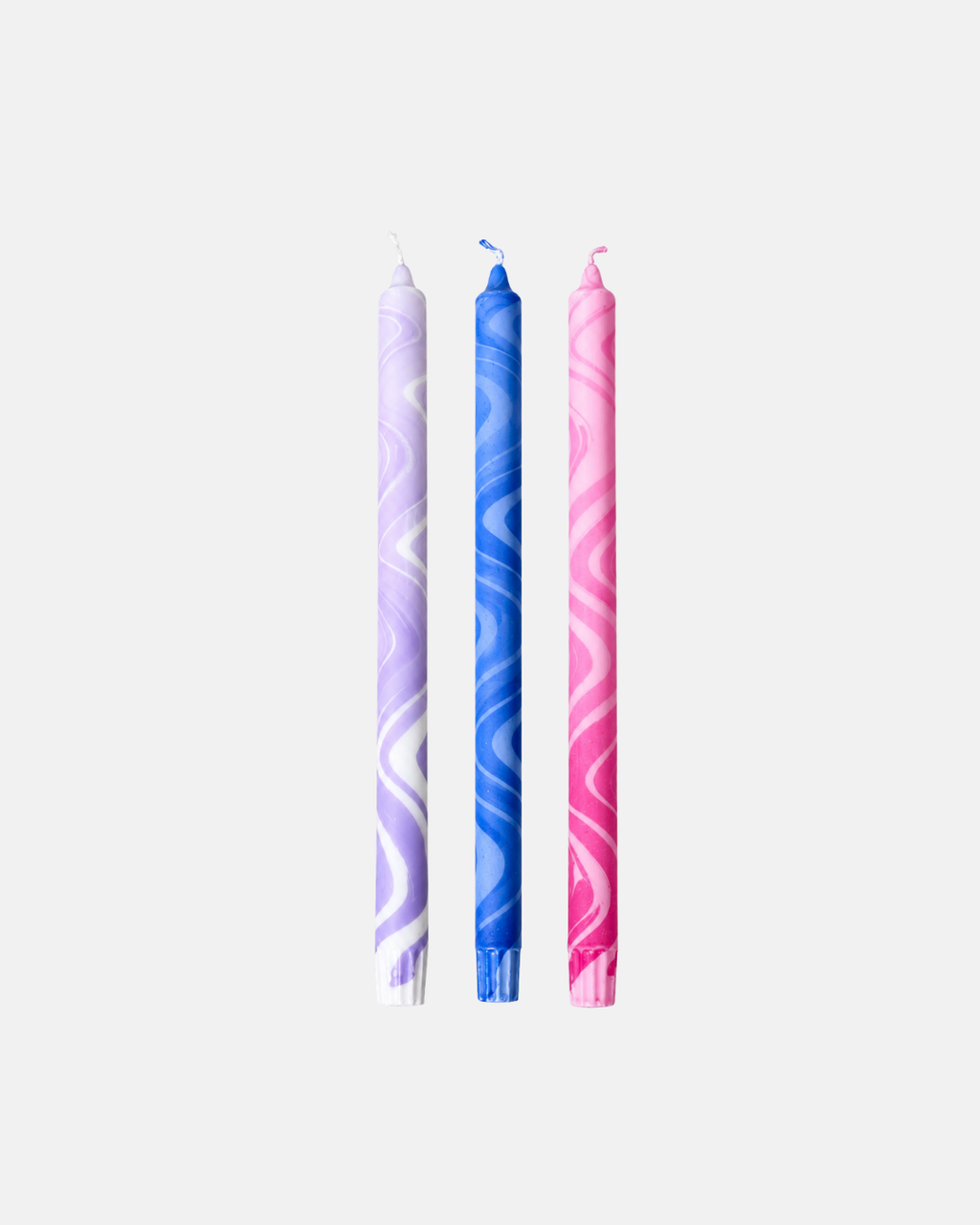 Nordtrice 100% Natural Wax Marble 30cm Long Taper Candles